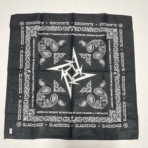 NWOT New Metallica Blackened Dave Pickerell Whiskey Bandana Concert Merch